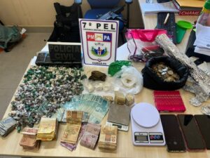 Polícia apreende drogas e mais de R$ 14 mil após assalto em sorveteria no Pará