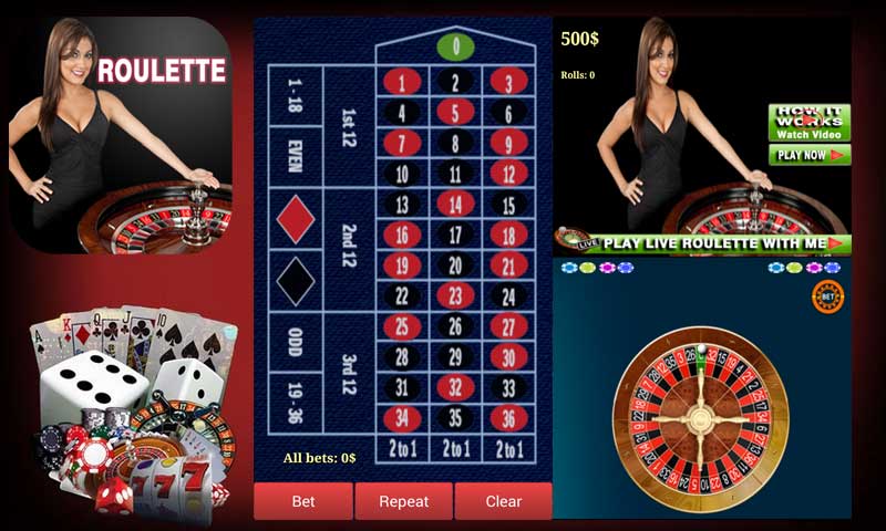 online casino roulette table game