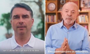 Lula e Flávio Bolsonaro trocam farpas e disputam voto com ataques à economia