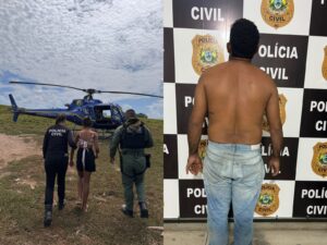 Pai é preso no Acre após perseguir filha de 11 anos com faca na zona rural