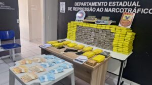 Polícia apreende 200 kg de drogas e prende três em Teresina