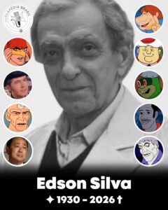 Morre Edson Silva, ator e dublador de ‘Laços de Família’, aos 95 anos
